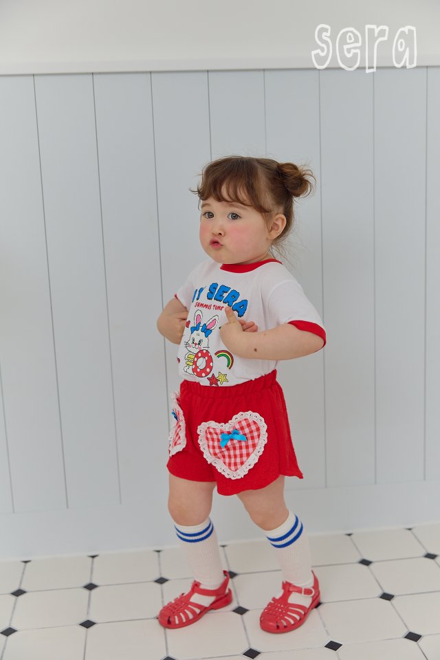 Sera - Korean Children Fashion - #childofig - Rabbit Tube Short Sleeve Tee - 5