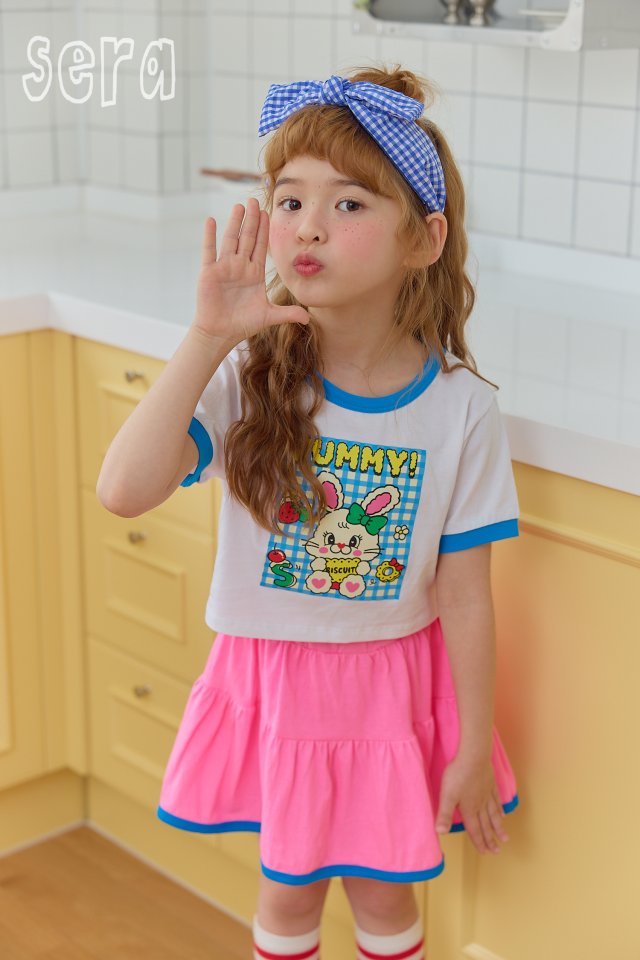 Sera - Korean Children Fashion - #childofig - Check Biscuit Top Bottom Set - 7