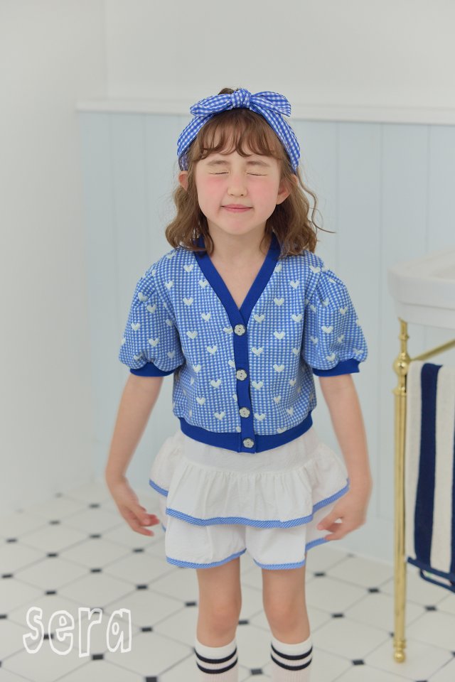 Sera - Korean Children Fashion - #childrensboutique - Heart Jacquard Cardigan - 9