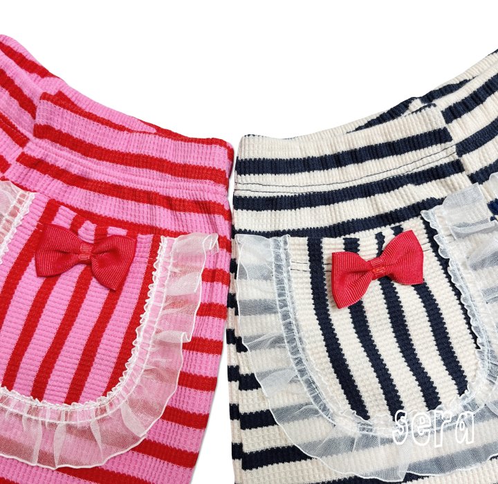 Sera - Korean Children Fashion - #childrensboutique - Marine Stripe Pants