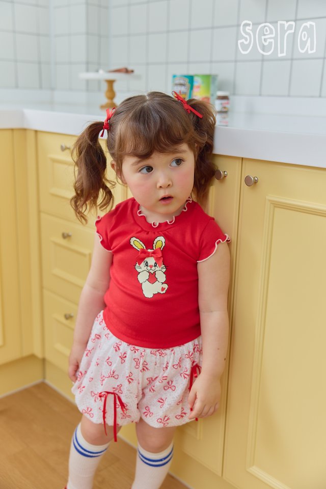 Sera - Korean Children Fashion - #childrensboutique - Ribbon Puff Skirt Pants - 5