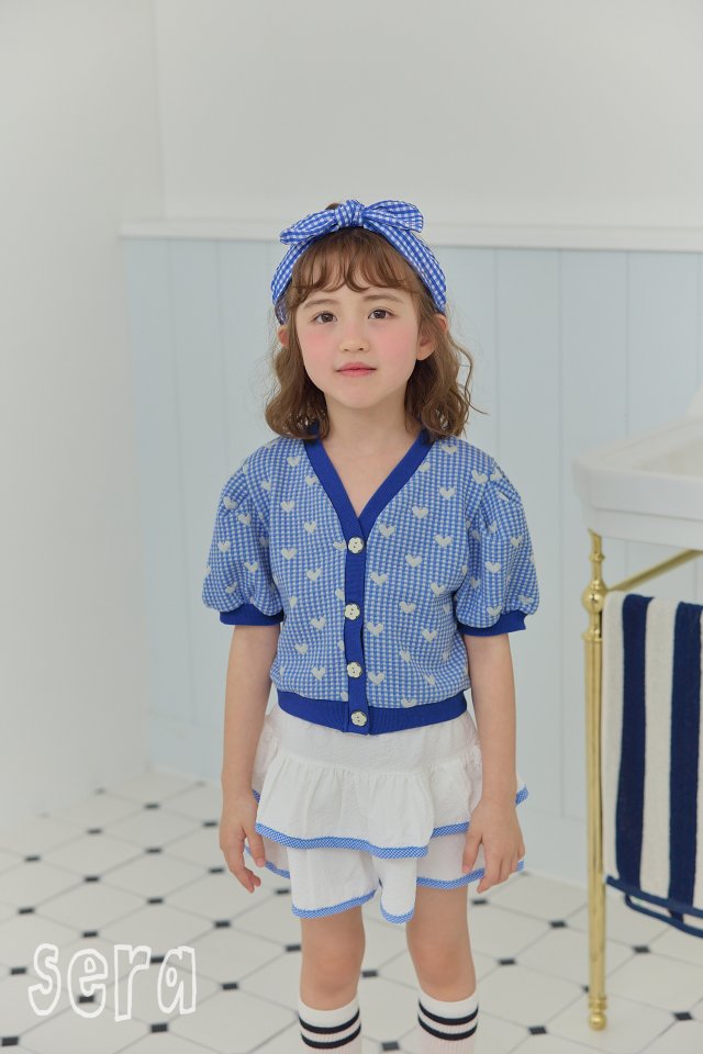 Sera - Korean Children Fashion - #designkidswear - Heart Jacquard Cardigan - 10