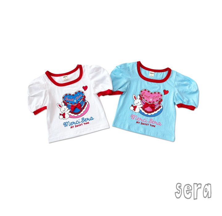 Sera - Korean Children Fashion - #designkidswear - Ribbon Cake Short Sleeve Tee