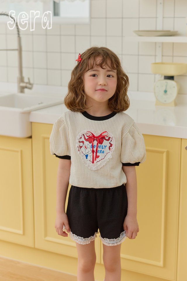 Sera - Korean Children Fashion - #designkidswear - Flutter Jacquard Top Bottom Set - 10