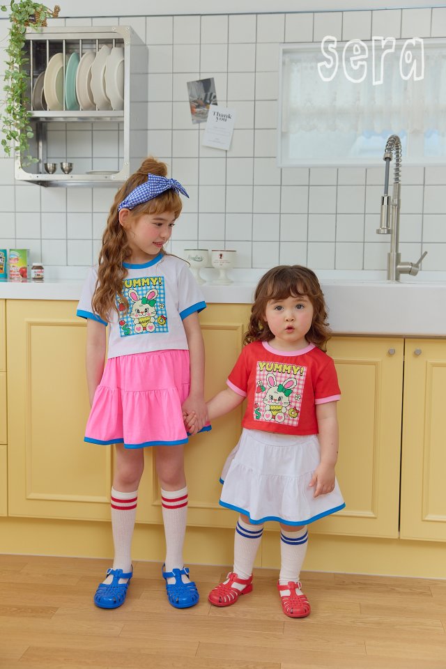 Sera - Korean Children Fashion - #designkidswear - Check Biscuit Top Bottom Set - 10