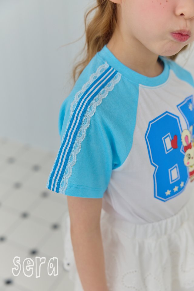 Sera - Korean Children Fashion - #discoveringself - Number Rabbit Raglan Tee - 6
