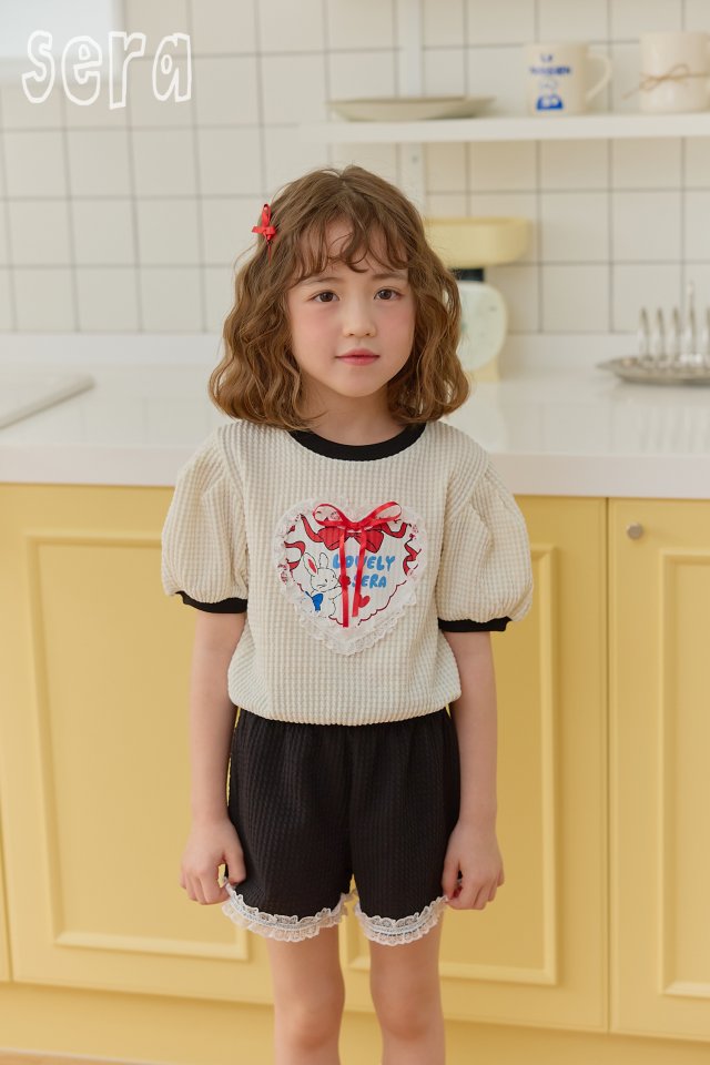 Sera - Korean Children Fashion - #discoveringself - Flutter Jacquard Top Bottom Set - 11