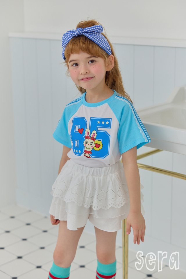 Sera - Korean Children Fashion - #fashionkids - Number Rabbit Raglan Tee - 7