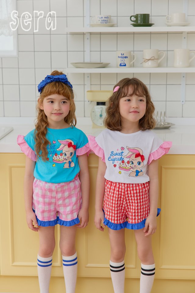 Sera - Korean Children Fashion - #fashionkids - Sweet Top Bottom Set - 10
