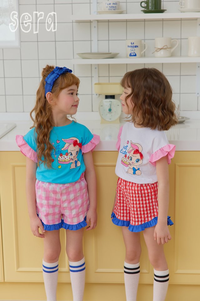 Sera - Korean Children Fashion - #kidsshorts - Sweet Top Bottom Set - 11
