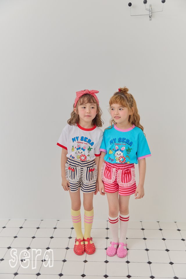 Sera - Korean Children Fashion - #kidsstore - Marine Stripe Pants - 6