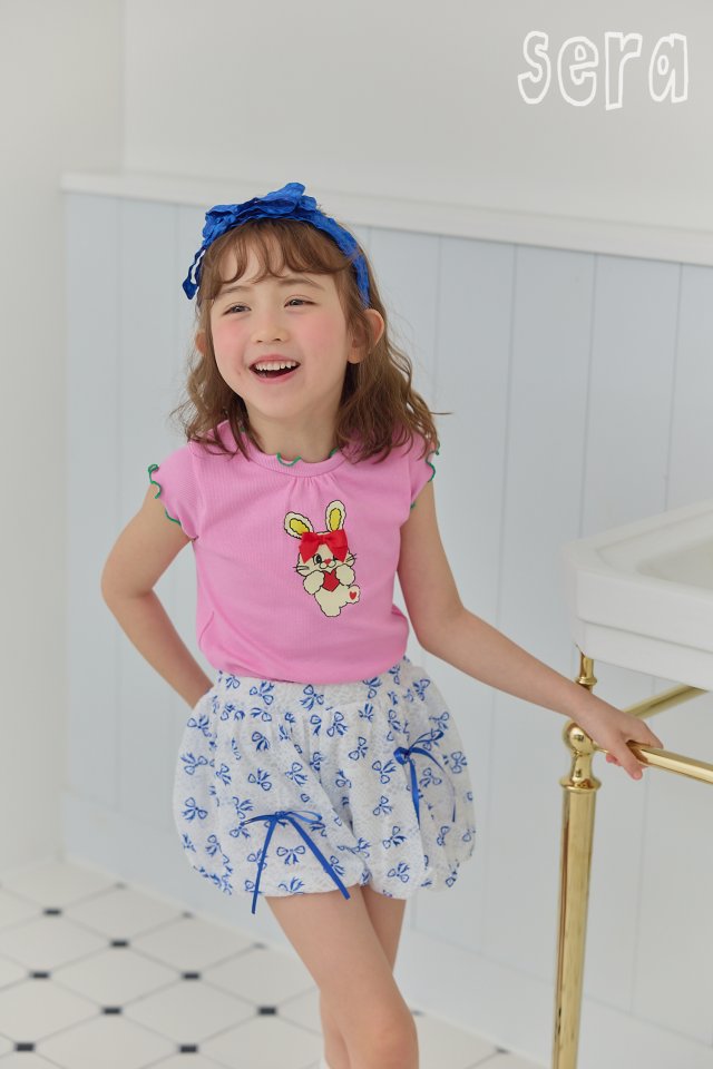 Sera - Korean Children Fashion - #kidzfashiontrend - Ribbon Puff Skirt Pants - 11