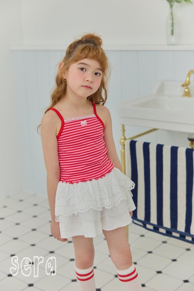 Sera - Korean Children Fashion - #kidzfashiontrend - Striped Cardigan Set - 6