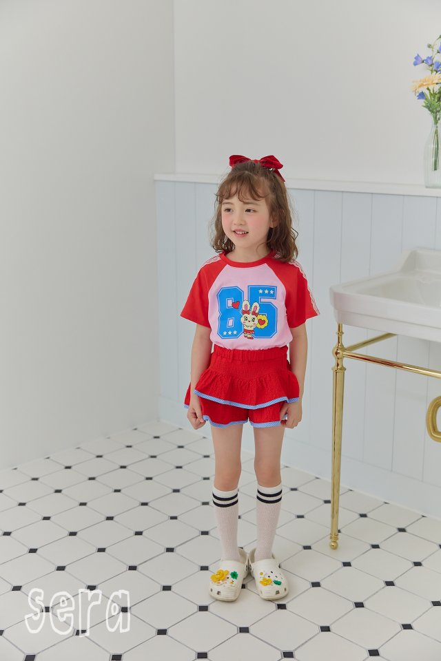 Sera - Korean Children Fashion - #littlefashionista - Number Rabbit Raglan Tee - 12