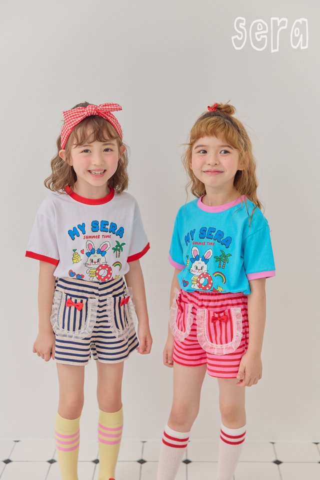 Sera - Korean Children Fashion - #littlefashionista - Marine Stripe Pants - 9