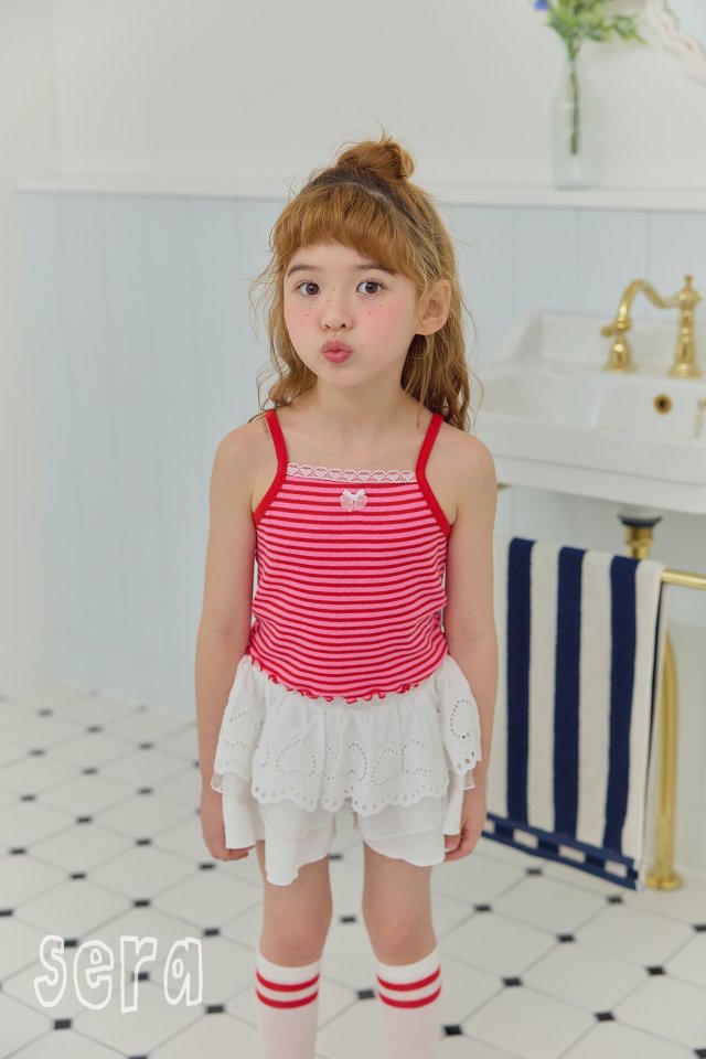 Sera - Korean Children Fashion - #littlefashionista - Striped Cardigan Set - 8