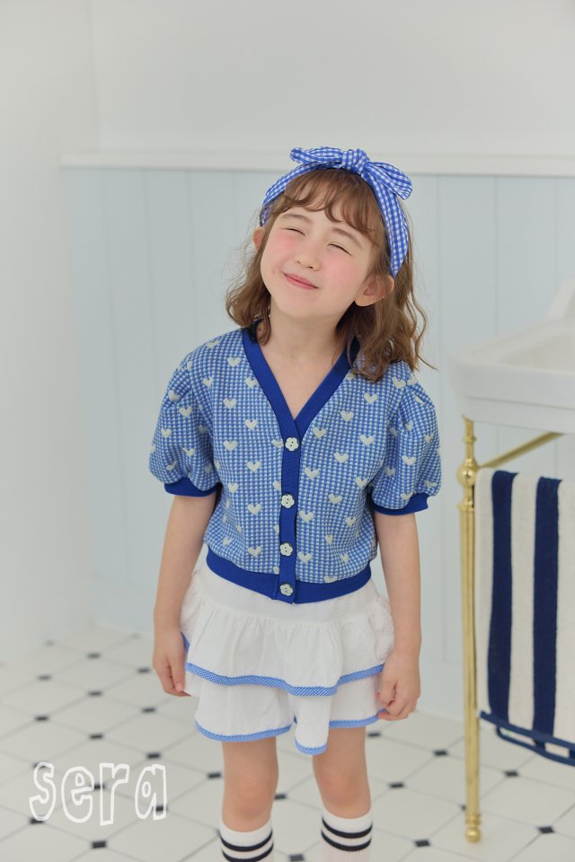 Sera - Korean Children Fashion - #littlefashionista - Heart Jacquard Cardigan - 4
