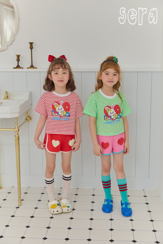 Sera - Korean Children Fashion - #magicofchildhood - Tennis Stripe Tee - 4