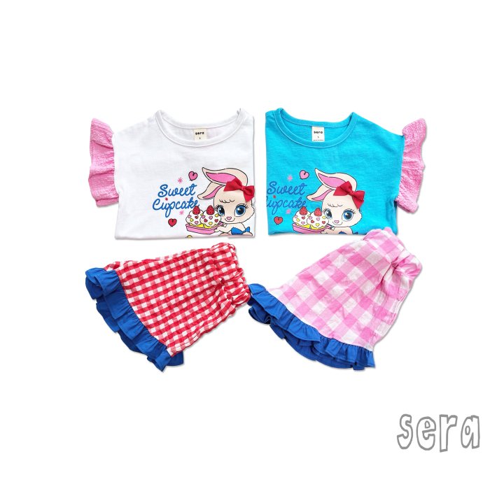 Sera - Korean Children Fashion - #minifashionista - Sweet Top Bottom Set