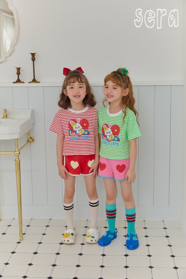 Sera - Korean Children Fashion - #prettylittlegirls - Tennis Stripe Tee - 5