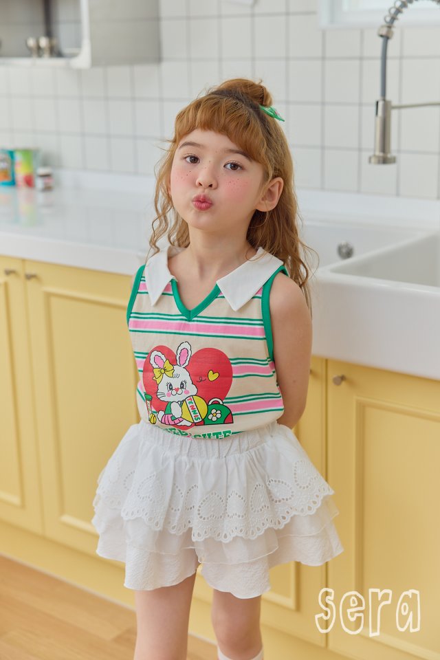 Sera - Korean Children Fashion - #prettylittlegirls - Lace Pangpang Skirt Pants - 10