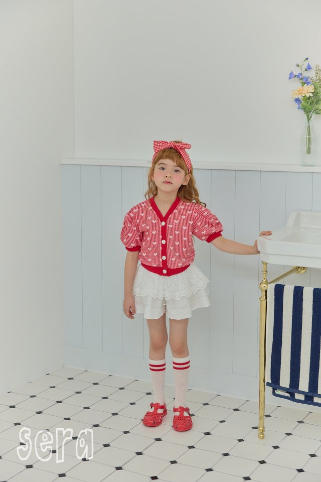Sera - Korean Children Fashion - #todddlerfashion - Lace Pangpang Skirt Pants - 11