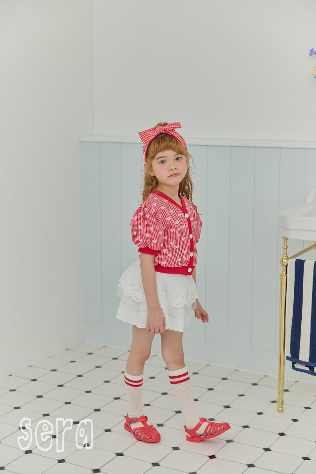 Sera - Korean Children Fashion - #toddlerclothing - Lace Pangpang Skirt Pants - 12