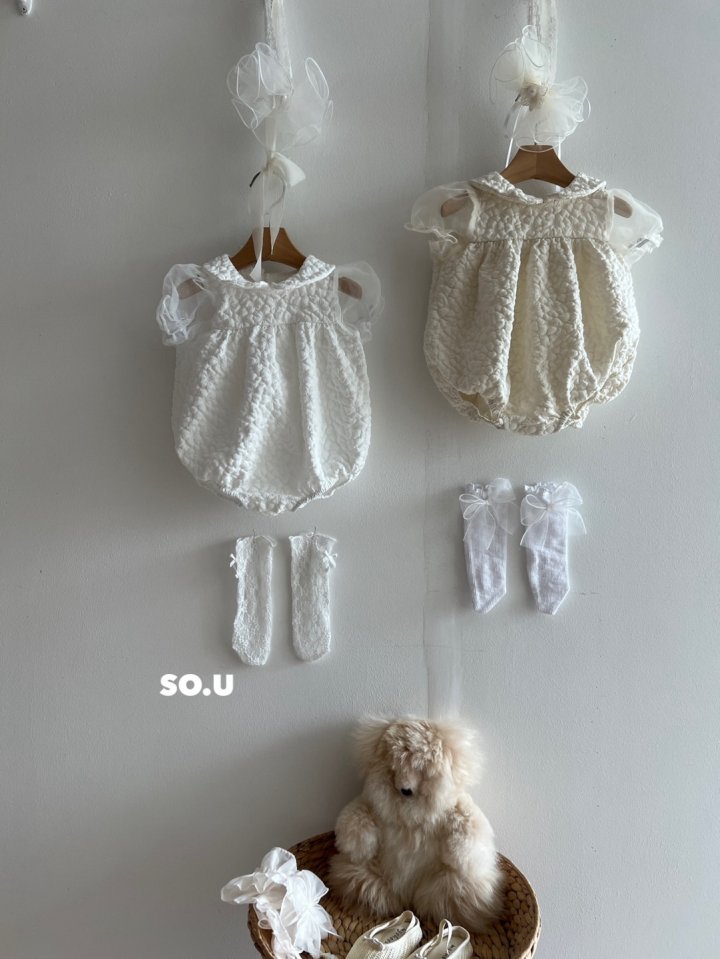 So U - Korean Baby Fashion - #babyboutique - Lace Ribbon Knee Socks - 10
