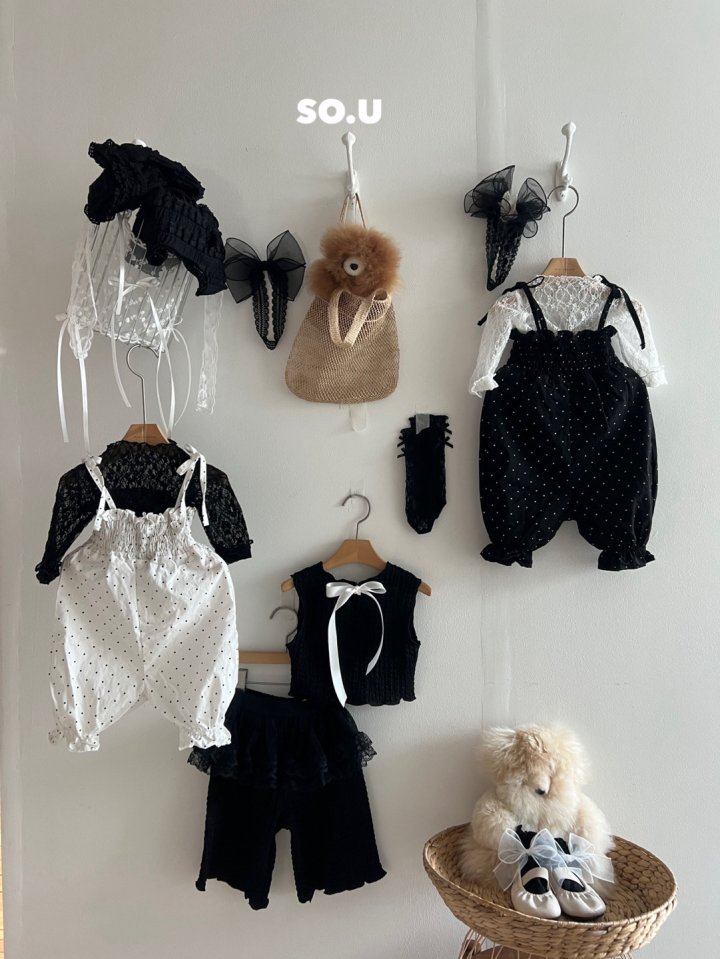 So U - Korean Baby Fashion - #babyboutique - Lace Ribbon Knee Socks - 11