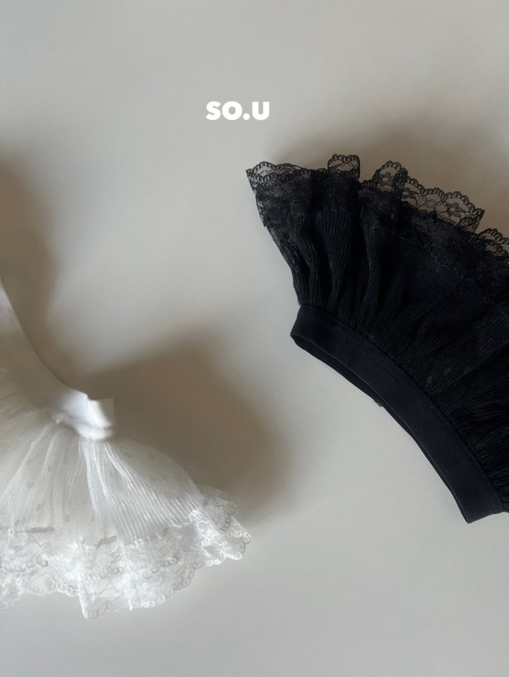 So U - Korean Baby Fashion - #babyboutique - Lace Apron Skirt - 9