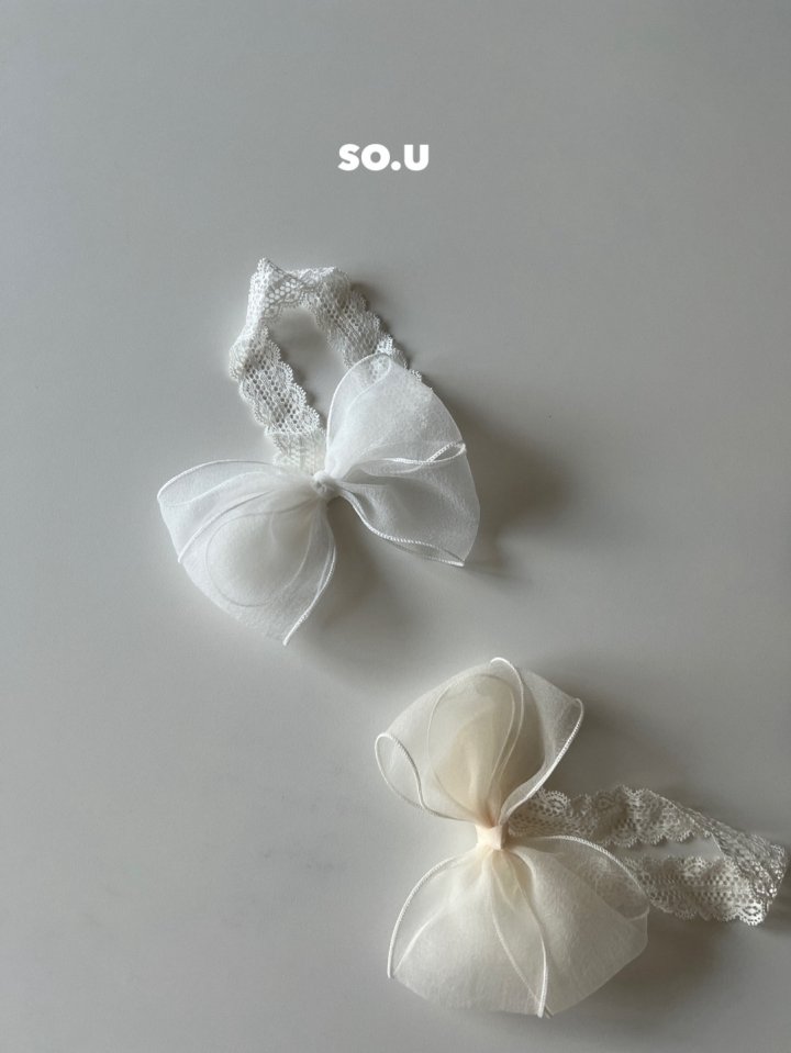 So U - Korean Baby Fashion - #babyboutique - Sha Ribbon Band - 7