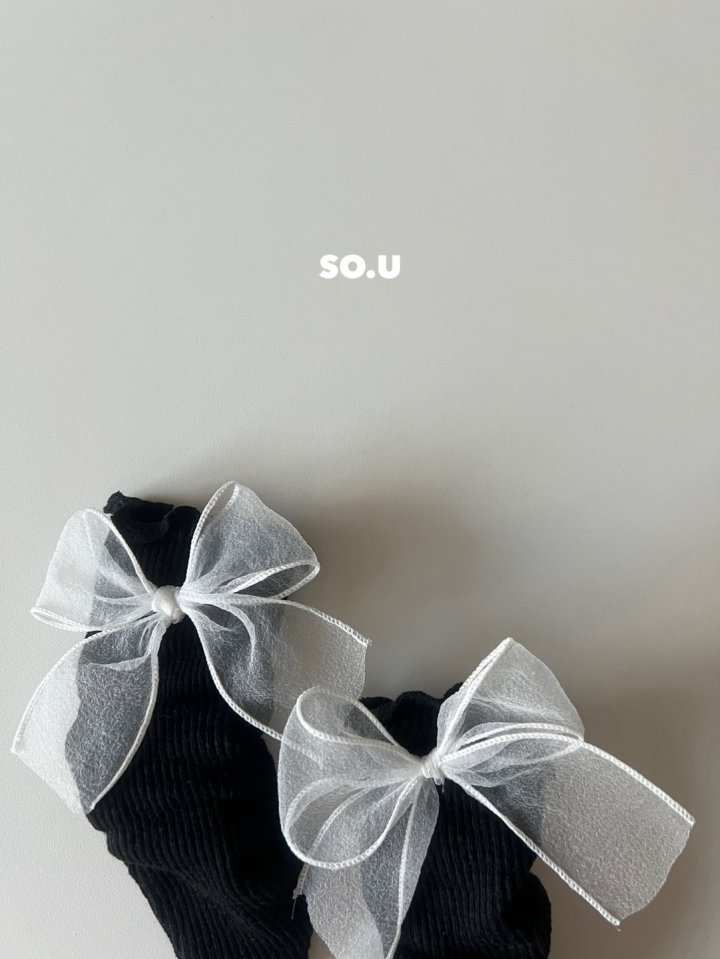 So U - Korean Baby Fashion - #babyboutiqueclothing - Sha Ribbon Knee Socks - 9