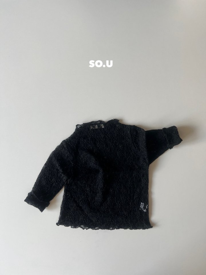 So U - Korean Baby Fashion - #babyboutiqueclothing - Lace Frilly Tee (Bebe) - 4