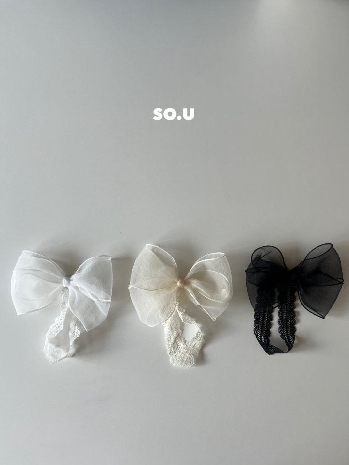 So U - Korean Baby Fashion - #babyclothing - Sha Ribbon Band - 9