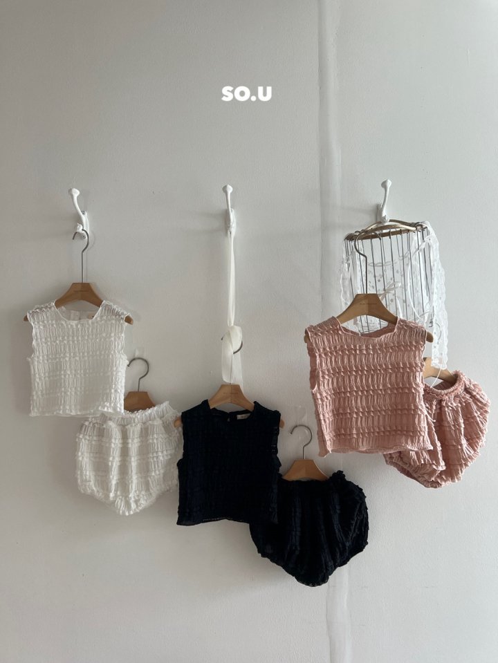 So U - Korean Baby Fashion - #babyfashion - Tiered Bloomer Set - 10
