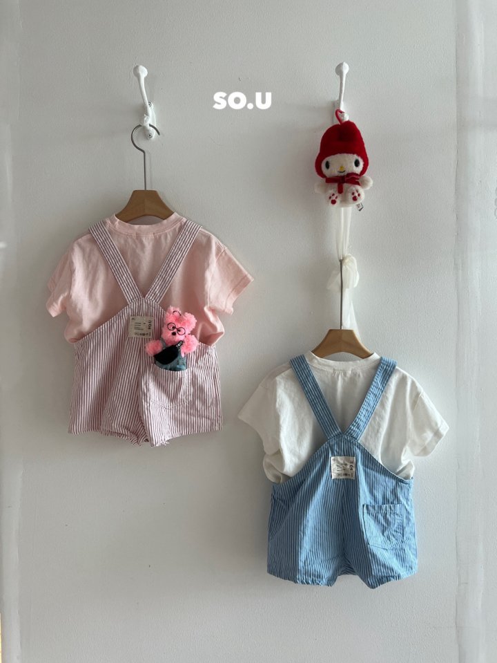So U - Korean Baby Fashion - #babyfever - Strawberry Print Tee - 9