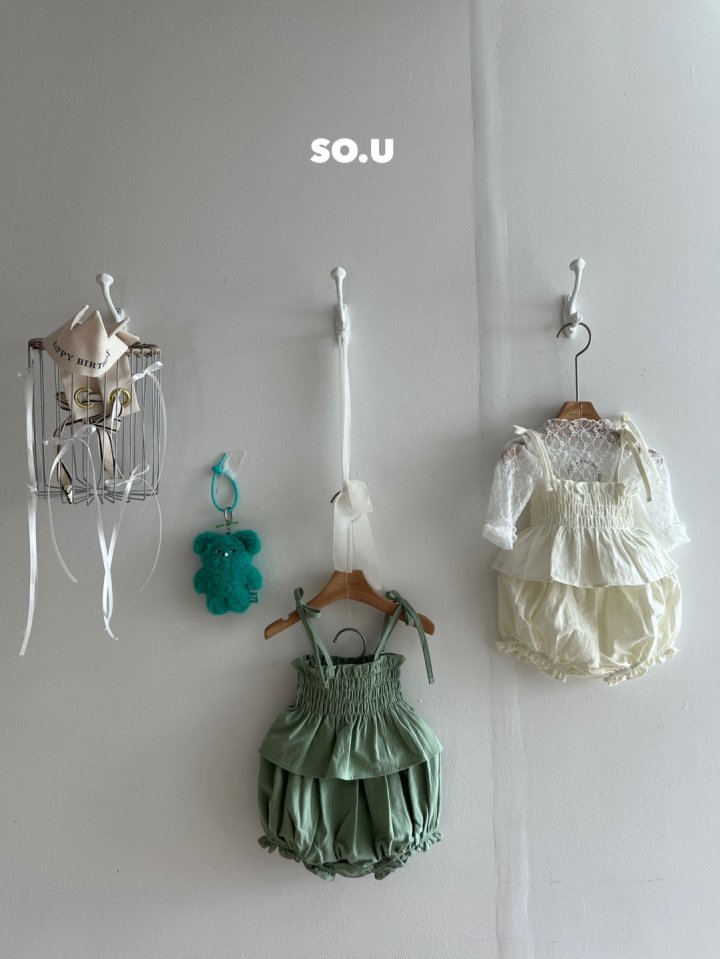 So U - Korean Baby Fashion - #babygirlfashion - Smocked Bloomer Set - 11