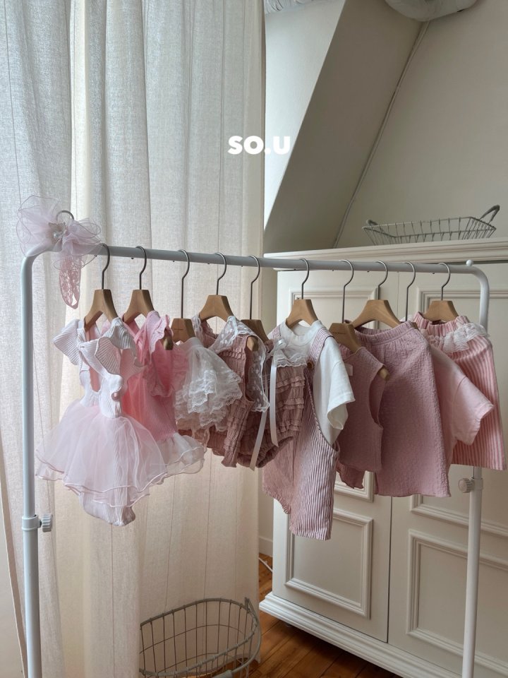 So U - Korean Baby Fashion - #babyoninstagram - Lace Hem Balloon Pants - 11