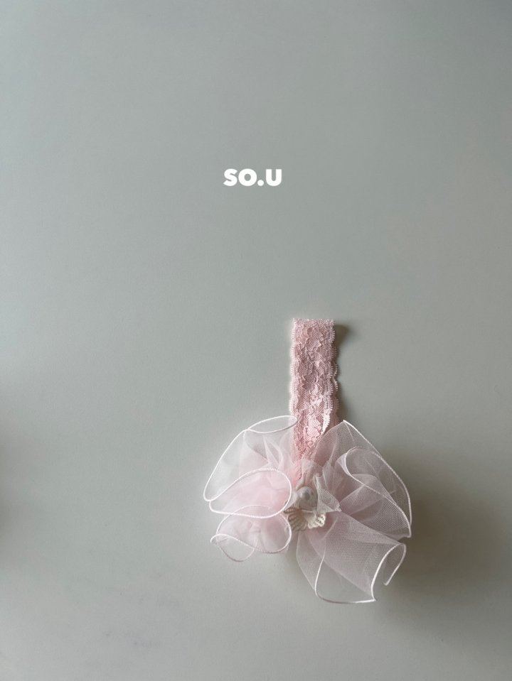 So U - Korean Baby Fashion - #babyoninstagram - Pearl Tulle Hairband - 6