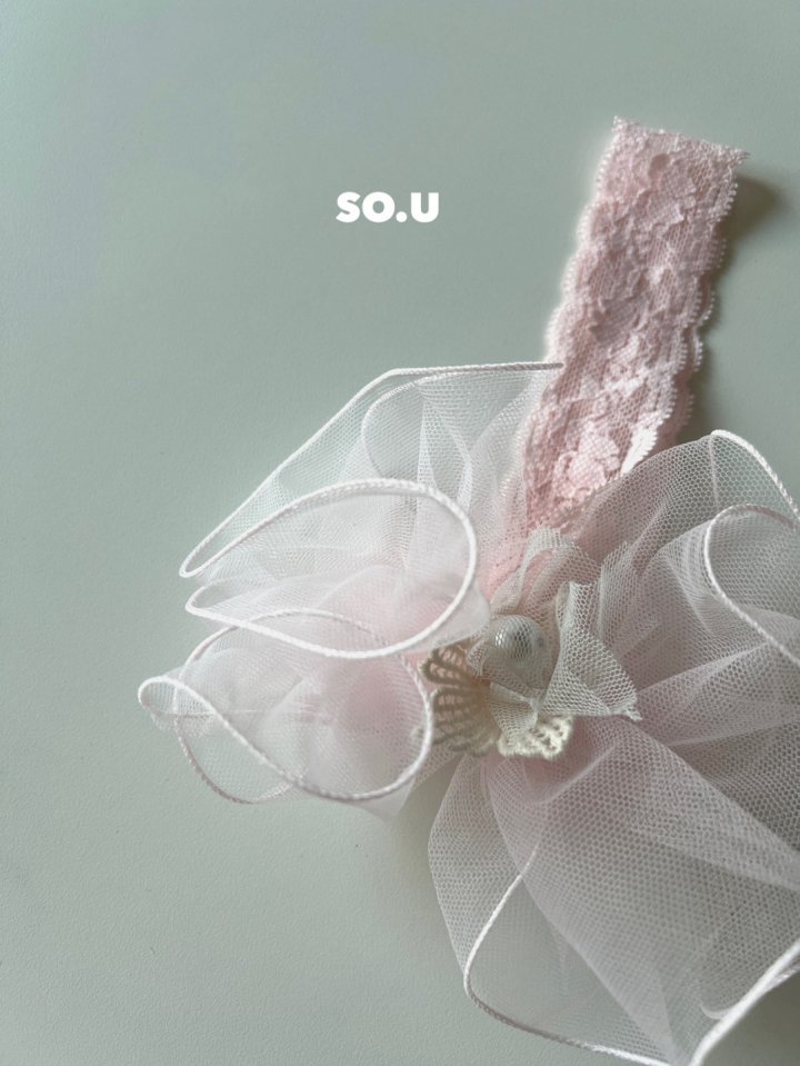 So U - Korean Baby Fashion - #babyoutfit - Pearl Tulle Hairband - 9