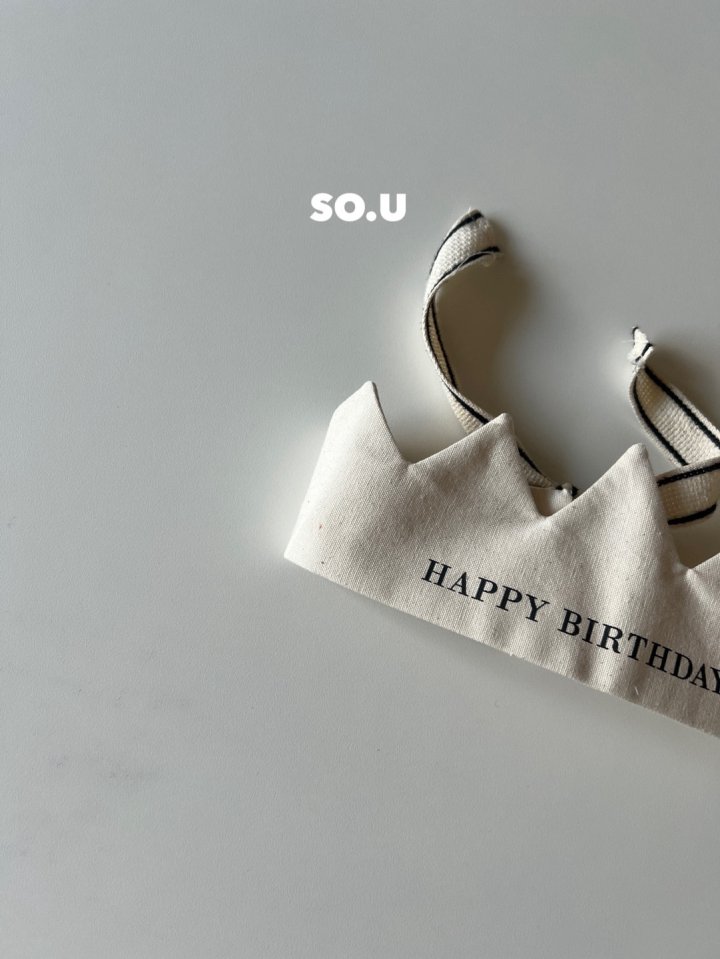 So U - Korean Baby Fashion - #babyoutfit - BIR Crown - 3