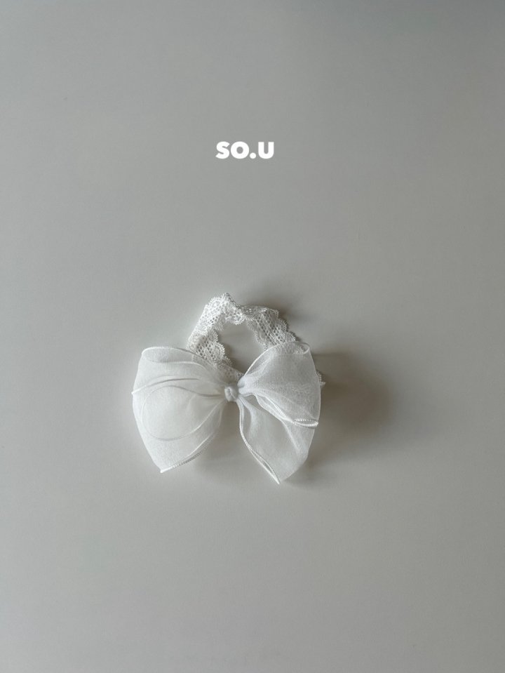 So U - Korean Baby Fashion - #babyoutfit - Sha Ribbon Band - 2