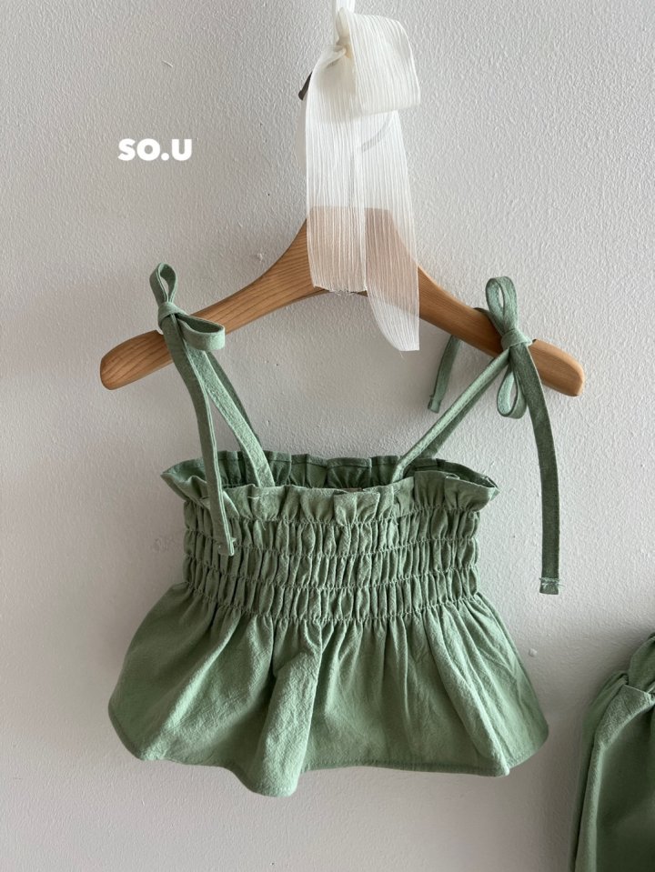 So U - Korean Baby Fashion - #onlinebabyboutique - Smocked Bloomer Set - 3