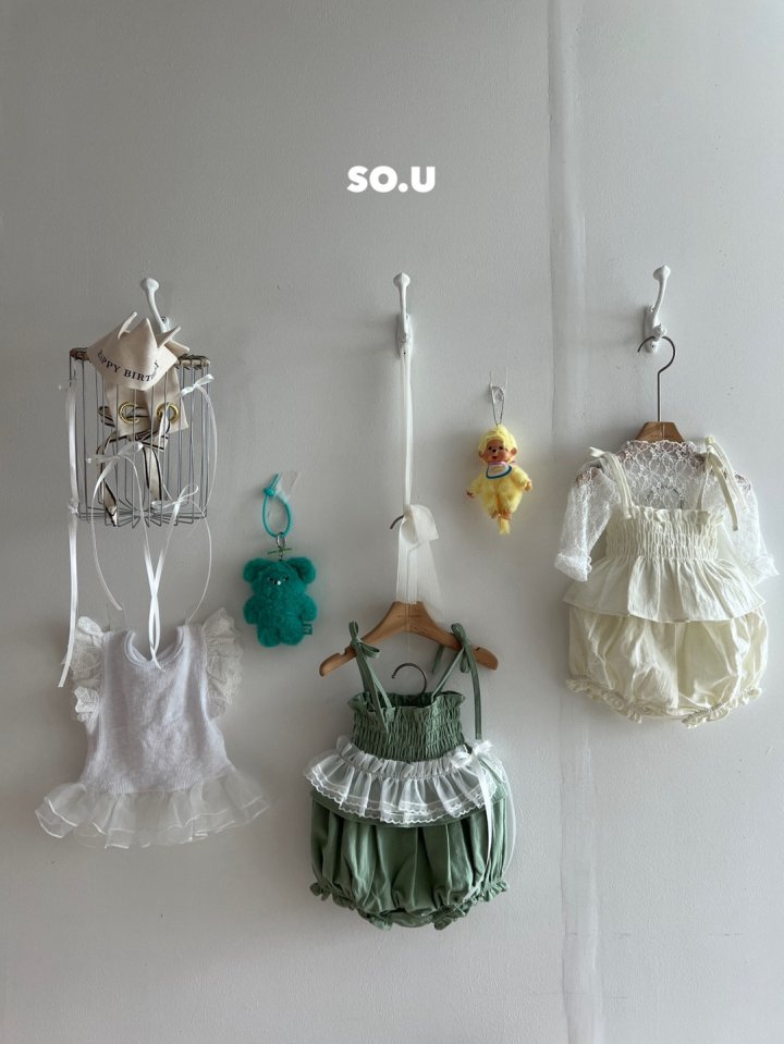 So U - Korean Baby Fashion - #onlinebabyboutique - Double Apron - 9
