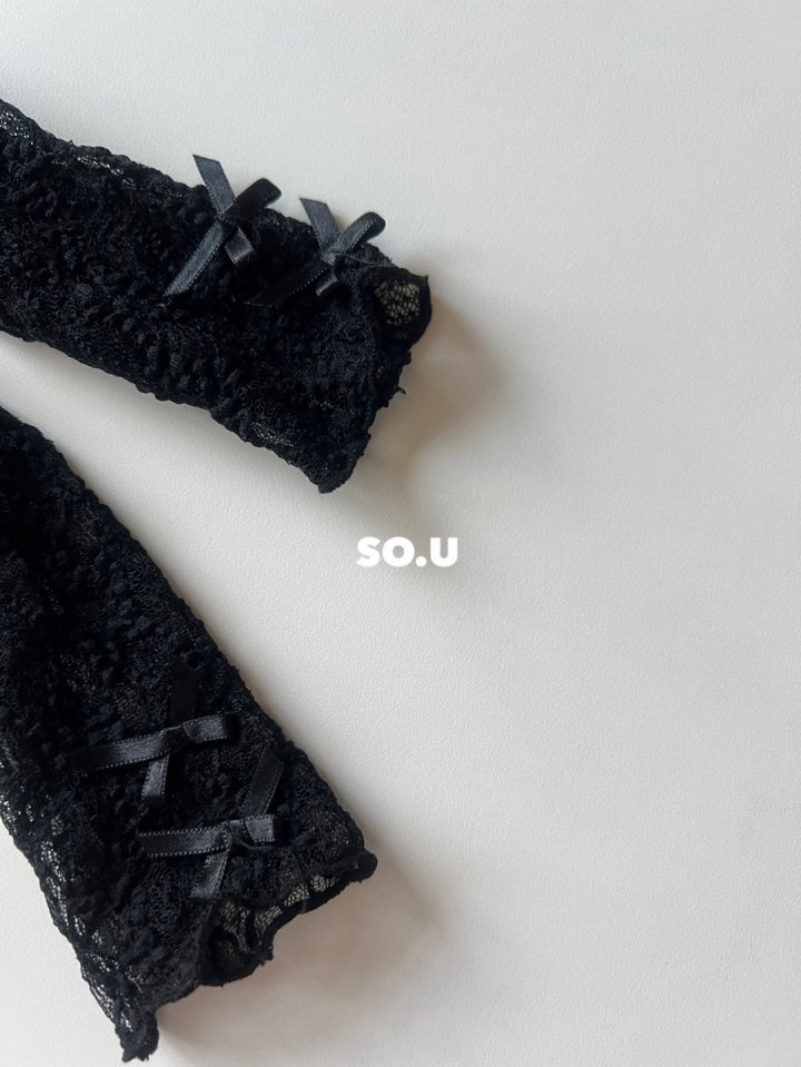 So U - Korean Baby Fashion - #onlinebabyboutique - Lace Ribbon Knee Socks - 8