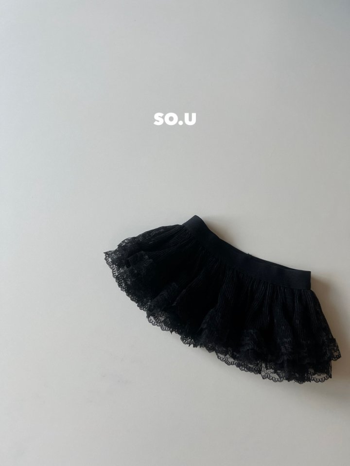 So U - Korean Baby Fashion - #onlinebabyboutique - Lace Apron Skirt - 7