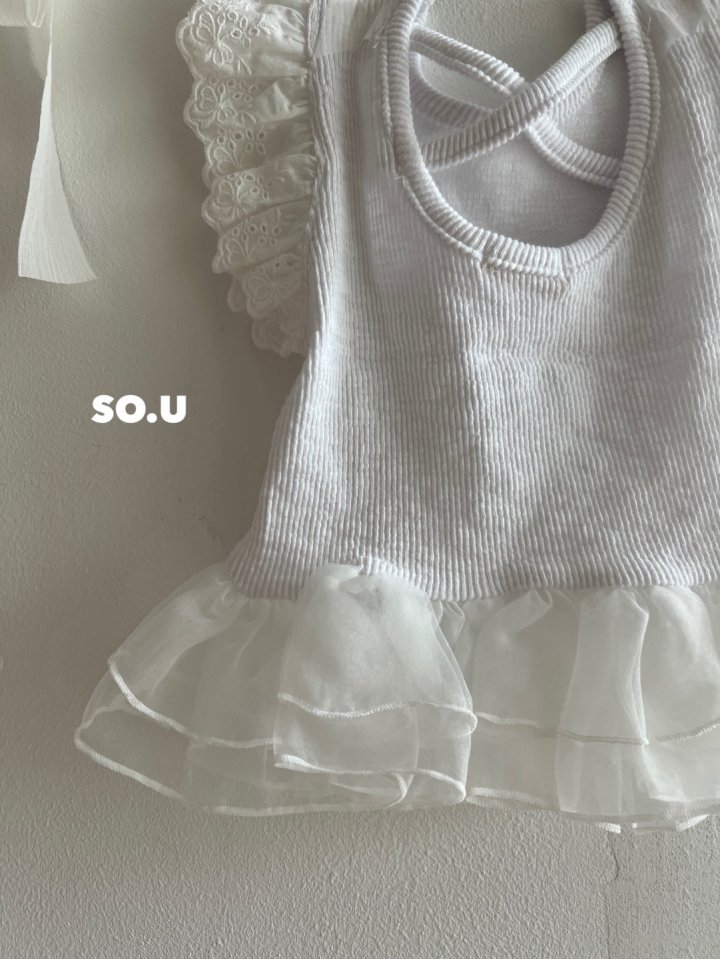 So U - Korean Baby Fashion - #onlinebabyshop - Lace Wing Frill Tee - 11