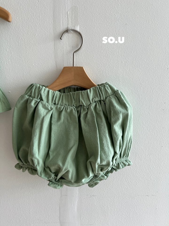 So U - Korean Baby Fashion - #onlinebabyboutique - Smocked Bloomer Set - 4