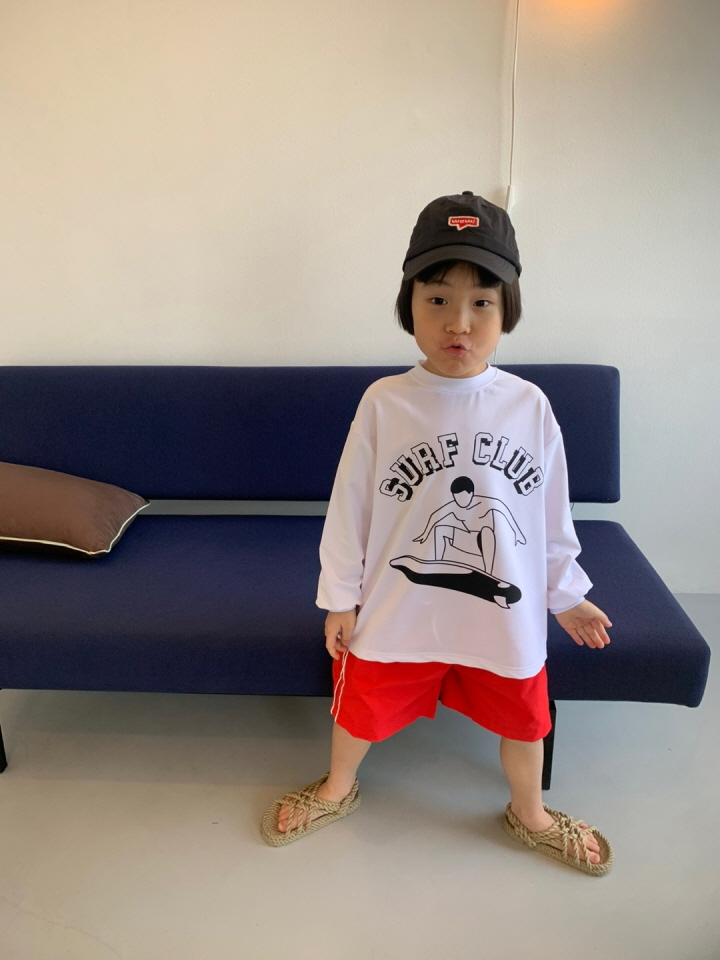 Soboroo - Korean Children Fashion - #childrensboutique - Retro Swim Pants - 10