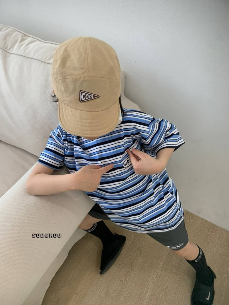 Soboroo - Korean Children Fashion - #designkidswear - Summer Depth Striped Tee - 9